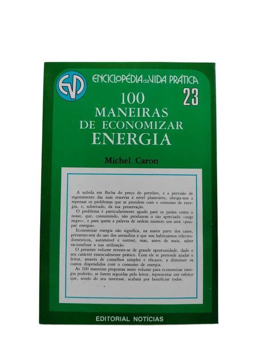 100 Maneiras de Economizar Energia (oferta de portes)