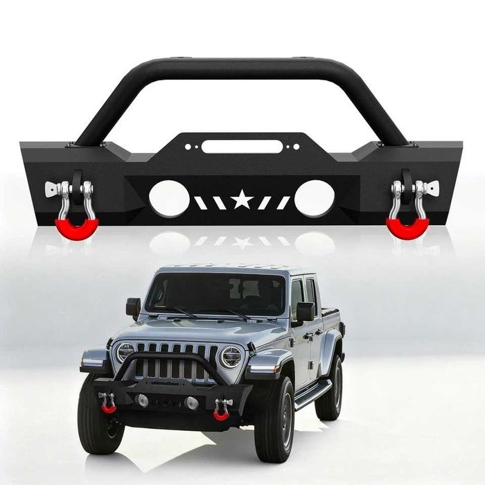 Силовий бампер передній задній під лебідку 07-24 Jeep Wrangler JK JL