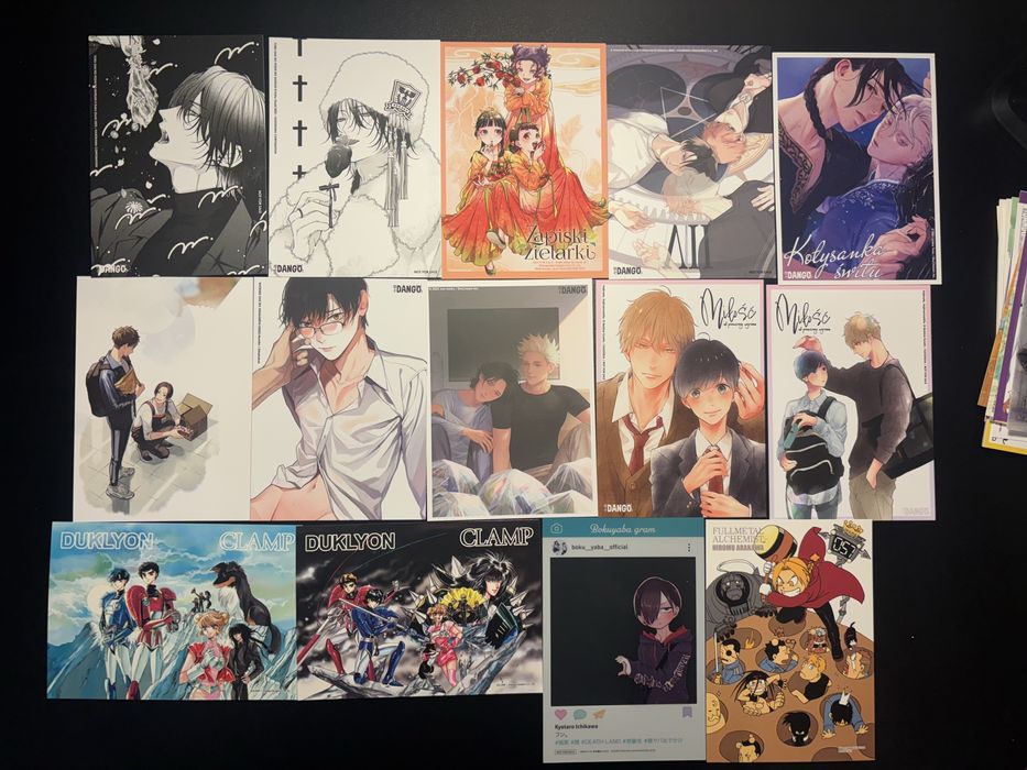 pocztówka zakładka plakat kalendarz waneko dango stugio jg jpf kotori