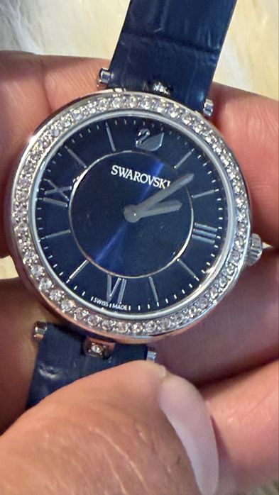 Swarovski zegarek pozłacane