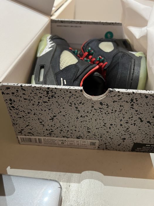 Buty Jordan 5 low clot supreme stone island drill