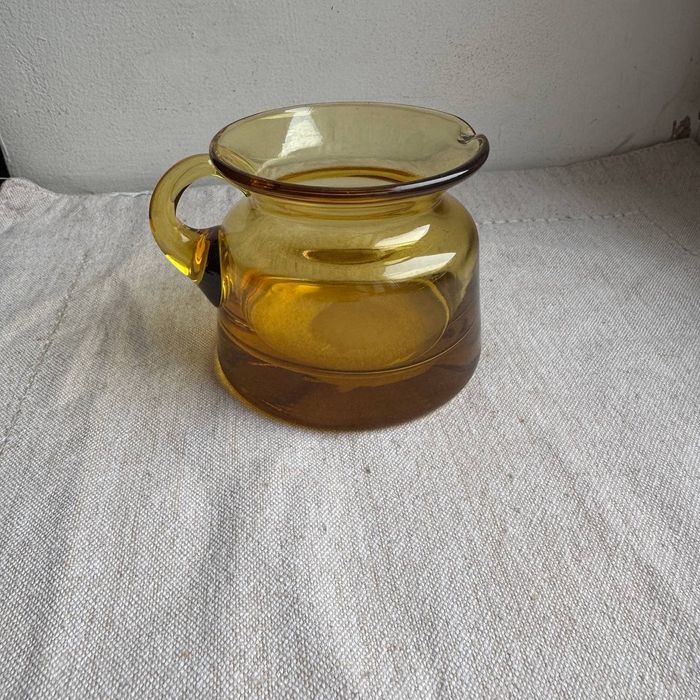 Dzbanek miniatura Horbowy kolorowe szkło PRL