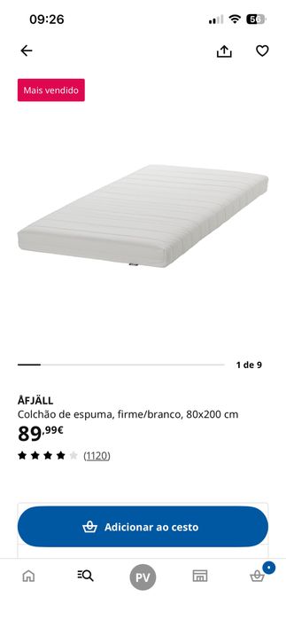 Cama dupla FYRESDAL