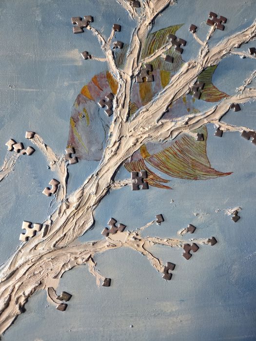 Duży obraz  140x80 cm zatopione drzewo
