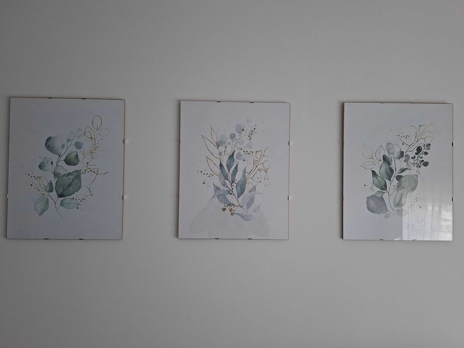 Série de quadros florais