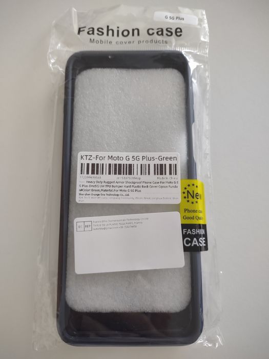 Capa  Telemovel  Moto G 5G Plus NOVA