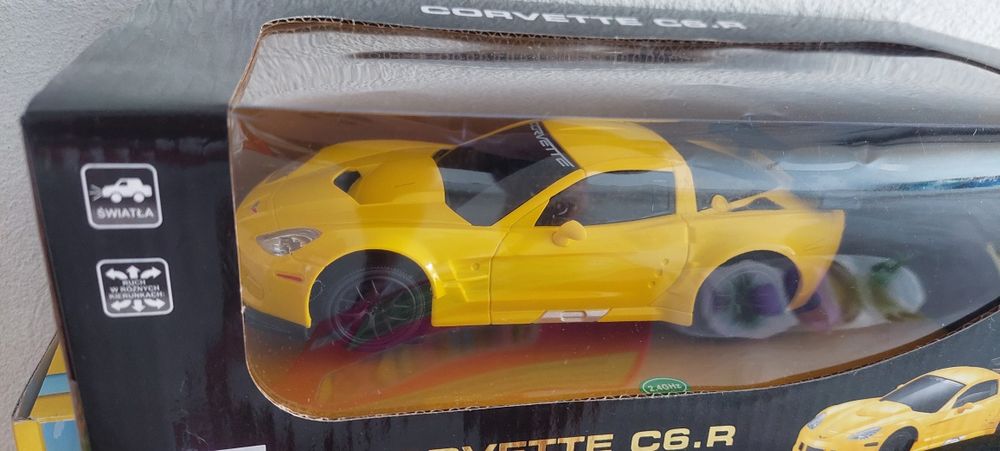 Auto zdalnie sterowane Corvetta C6.R, nowe auto na pilot