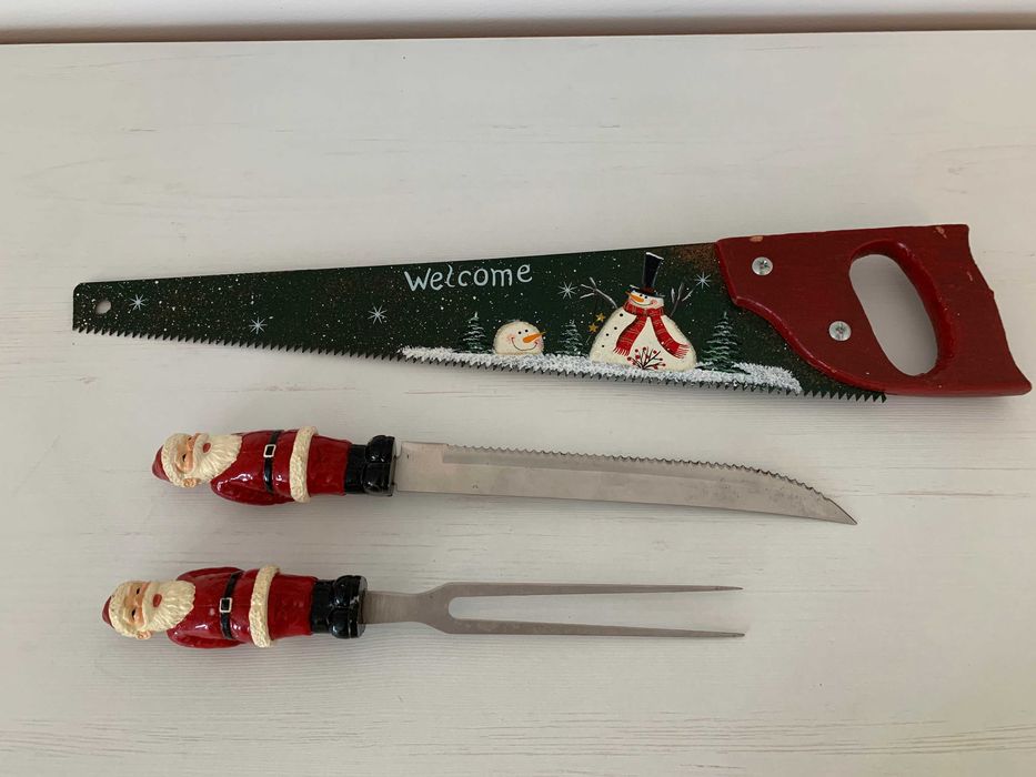 Dekoracje świąteczne mikołaj Welcome