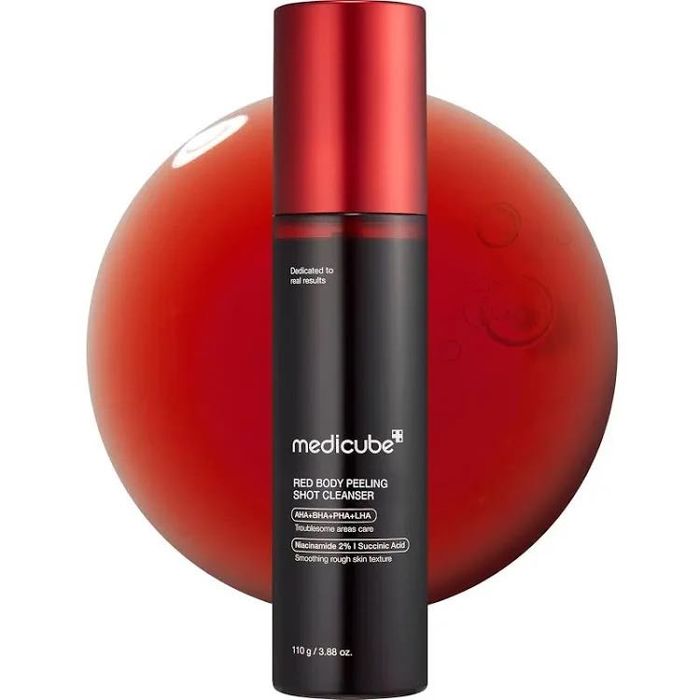 MEDICUBE Red Acne Body Peeling Shot 2.0 Korea Peeling do Ciała AHA BHA PHA