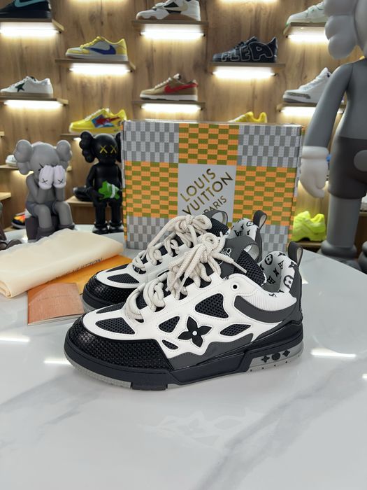 Кросівки снікерси Louis Vuitton LV Skate Trainers Grey / White