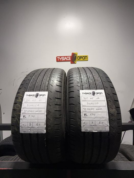 Opony letnie Dunlop 225/45R17 Sport Maxx RT 2 #L574 2szt 532676