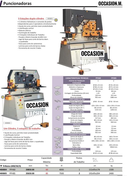 Puncionadoras - metalomecanica