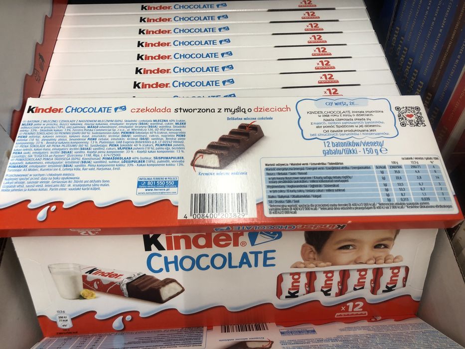 Kinder Chokolate 150 gram.