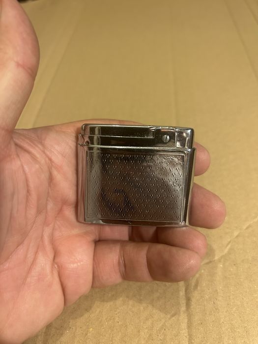 Sacor isqueiro antigo metal cromado raro