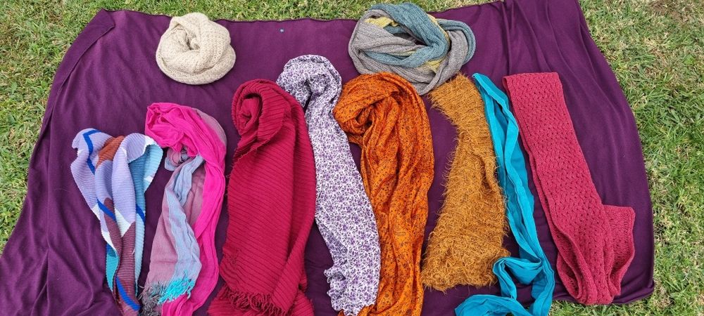 Encharpes lenços golas