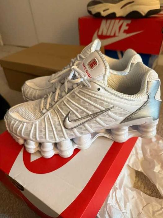 Buty sportowe Nike_Shox_TL_White_Gum Rozmiar.44