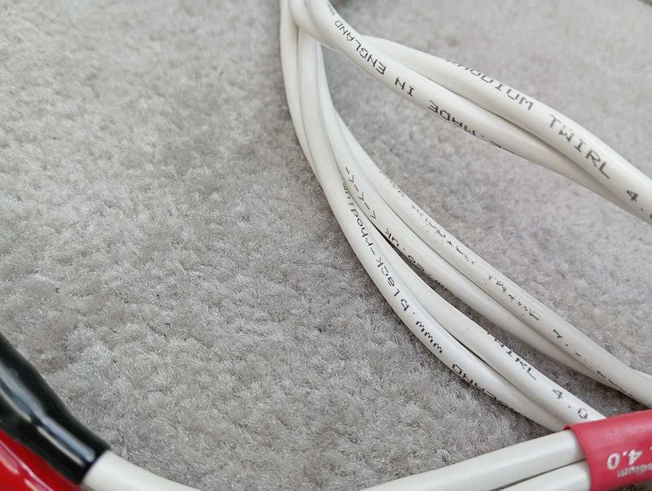 kable głośnikowe Black Rhodium TWIRL 4.0 2x2,5m