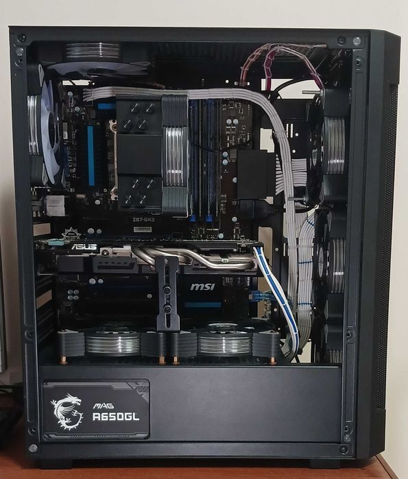 продам доглянутий пк з майже новим бп msi mag A 650GL