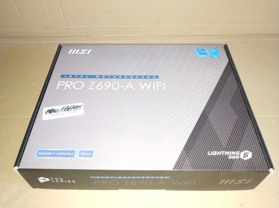 МОЩЬ! MSI PRO Z690-A WIFI | DDR5 | Intel, LGA 1700 | Материнская плата
