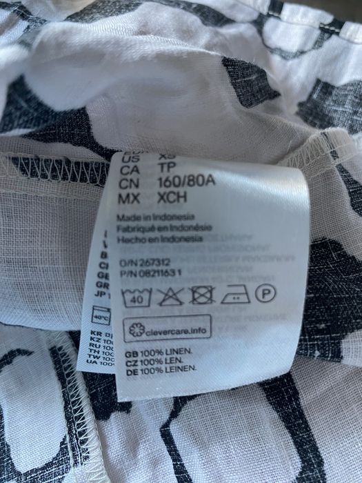 100% lniany top. H&M. Premium.