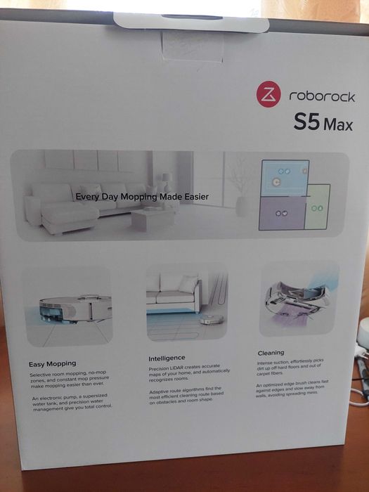 Робот пылесос Xiaomi Roborock Vacuum Cleaner S5 MAX Black