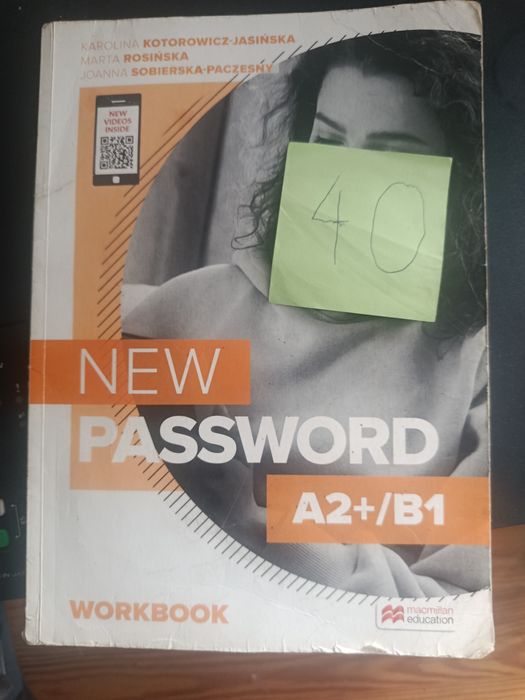Używane ćwiczenia do języka angielskiego New password A2+/B1