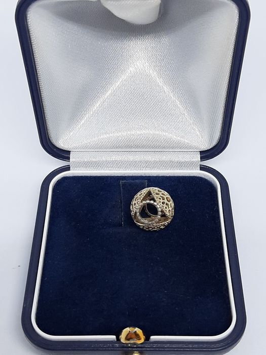 Charms ze srebra, srebro 925, pozłacane