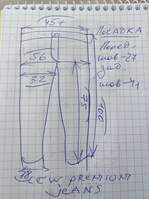 Джинсы LCW Premium jeans w36 stretch blue.