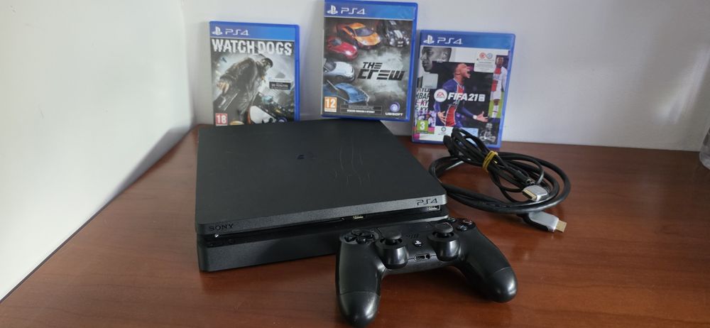 Ps4 Slim 1Tb conjunto