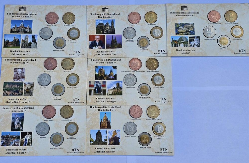 Набір монет Землі Німеччини