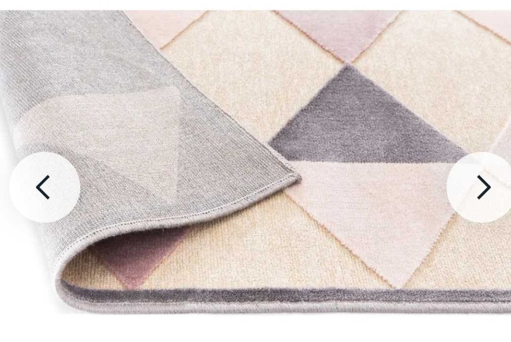 Dywan w romby KOMFORT Farashe Bello