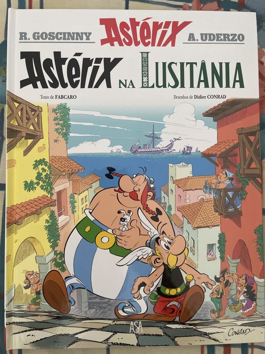 Livro “Astérix na Lusitânia” novo