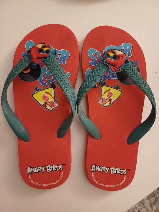 Klapki chłopięce angry birds