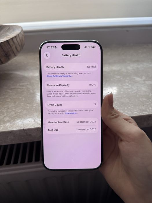 Iphone 15 Pro 128gb White Titanium-100% kondycji baterii