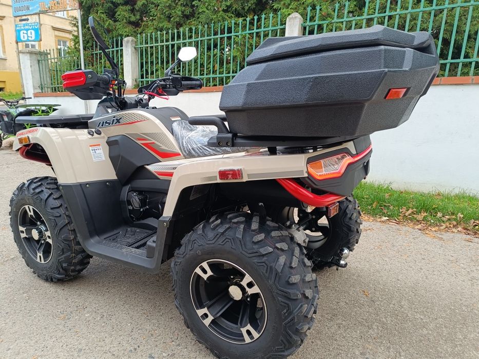 Wielki QUAD ASIX CHALLENGER 300 Homologacja Wyciągarka RATY TRANSPORT