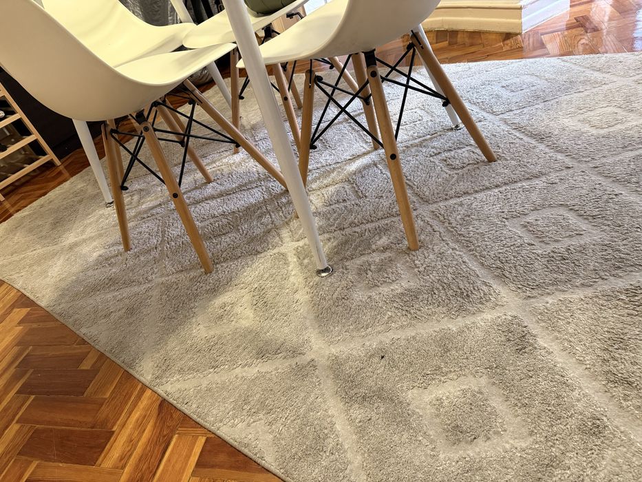 Tapete cinzento 170x235cm