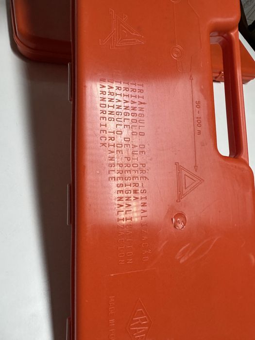 Triângulos Sinalização para carros