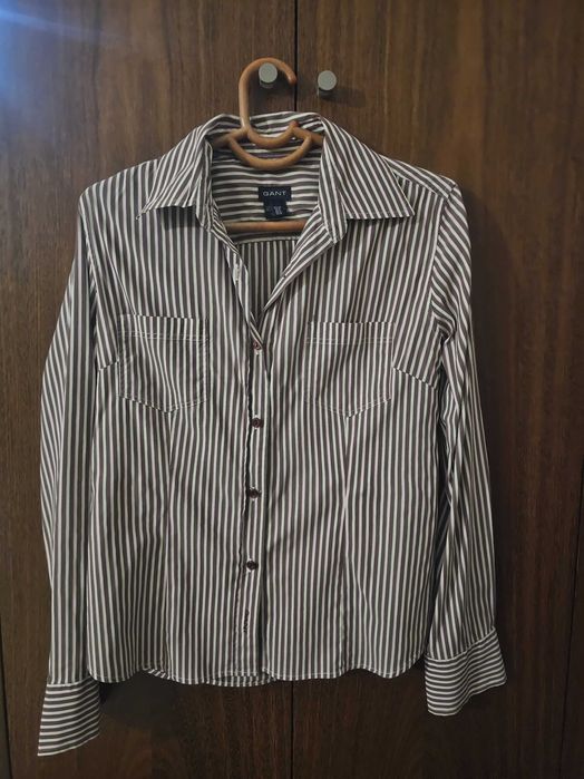 Camisa riscas manga comprida