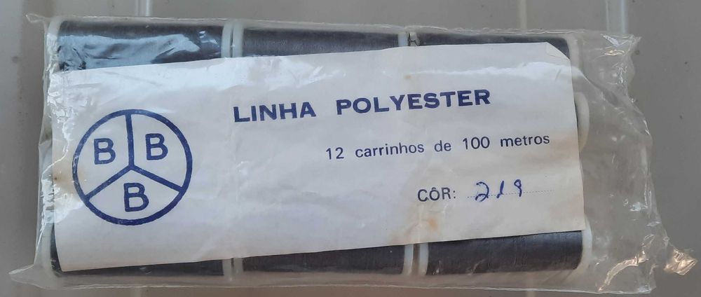 Linhas de costura poliester