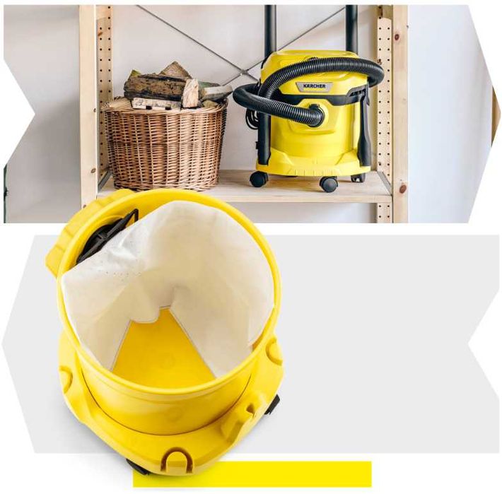 Пилосос Karcher WD 2 Plus V-12/4/18 сухе та вологе прибирання