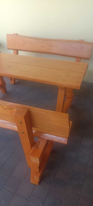 Stół drewniany ogrodowy