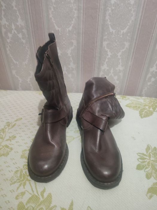 Чобітки, ботинки шкіра