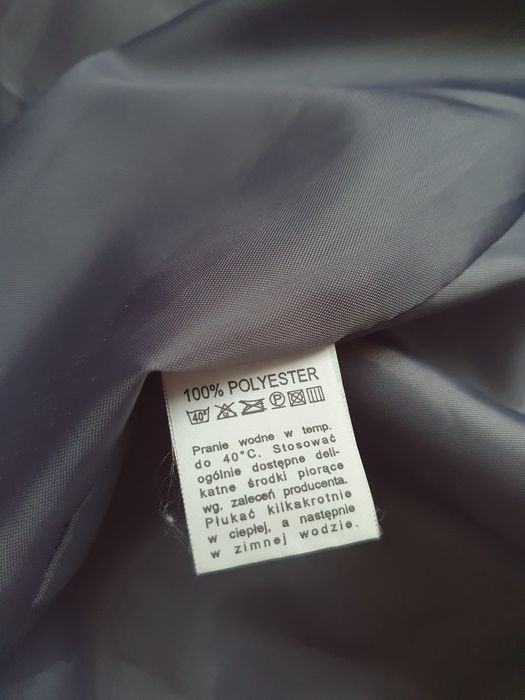 Damska szara kurtka płaszcz - rozmiar XL