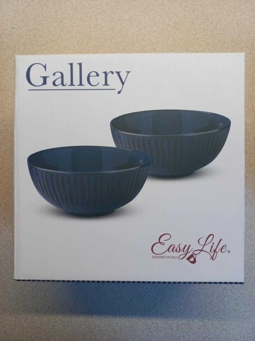 Zestaw 2 misek Miska granatowa 15cm porcelanowa Gallery Easy life