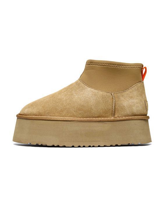 Уггі UGG Classic Mini Dipper Chestnut (luxe) натуральні замша і хутро