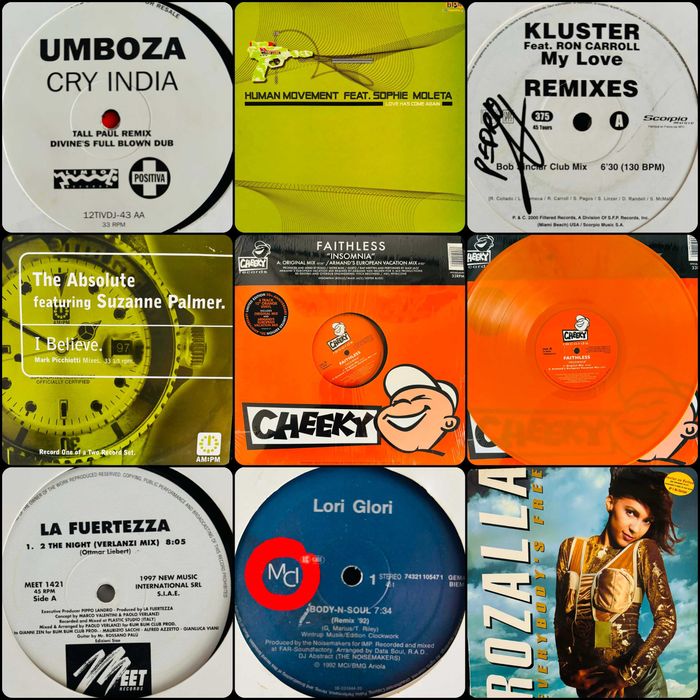 10 Vinil House Classics / Faithless – Insomnia / Etc ... - Já com os PORTES INCLUIDOS