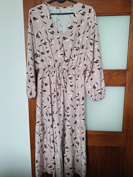 Sukienka roz uni komunia wesele impreza