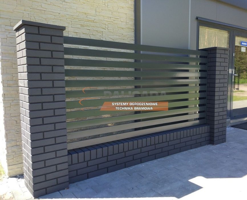 NOWOCZESNE Przęsło P8020 - Ogrodzeniowe PROFIL 80x20 MM - PRODUCENT