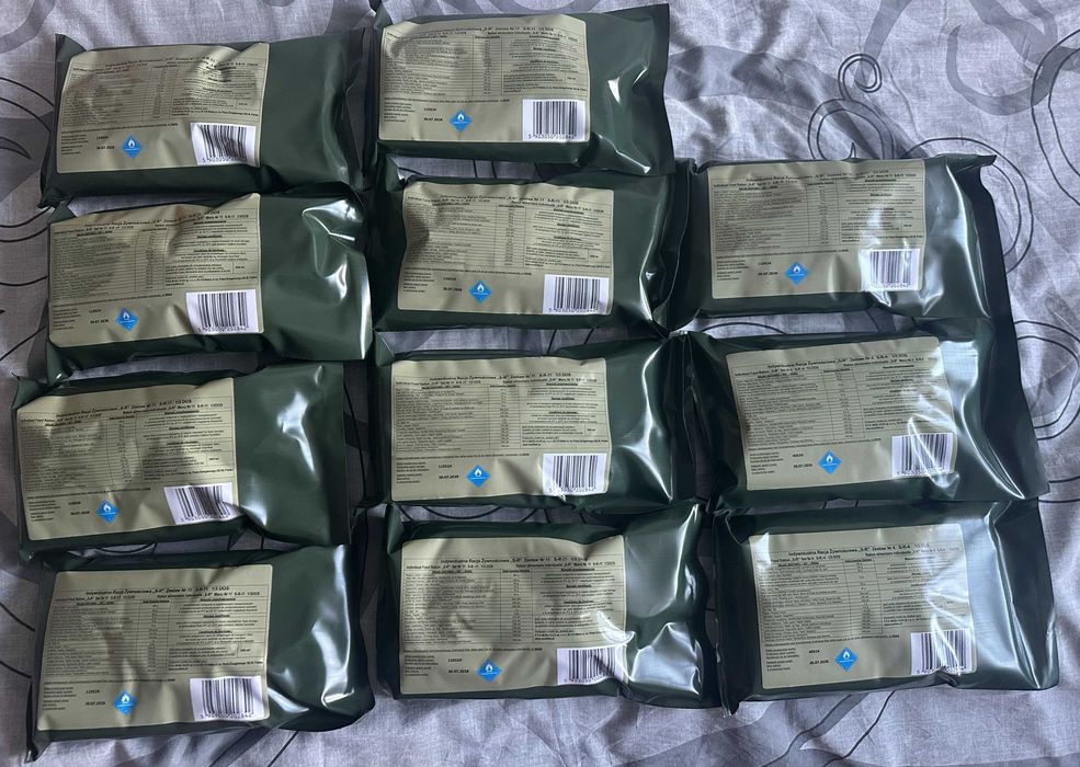 Zestaw Racji Żywnościowych S-R 4(2szt), S-R 11(9szt).