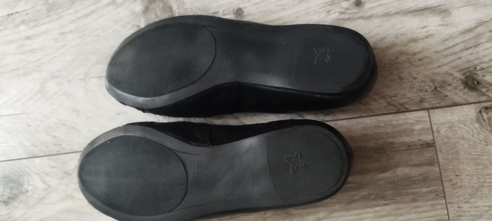 Baleriny Macieja ze skóry r 39